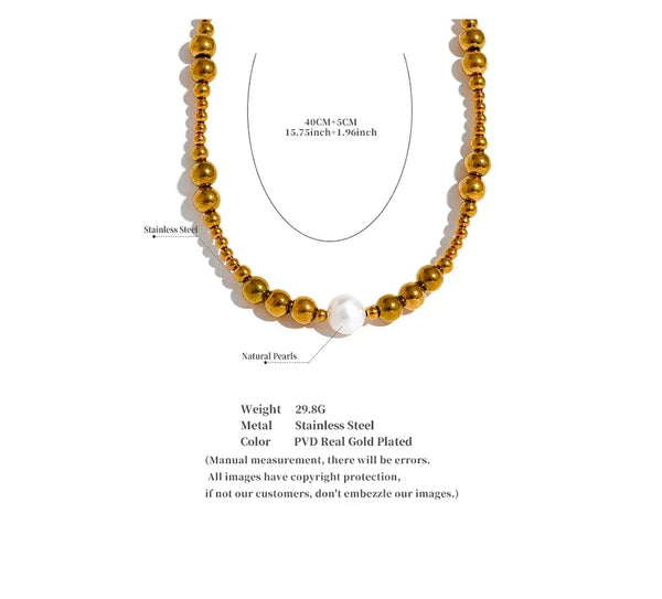 Ocean Luxe Necklace - TM & CO. JEWELS 