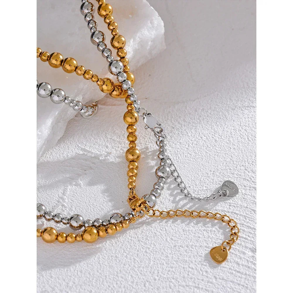 Gleaming Bead Necklace - TM & Co. Jewels