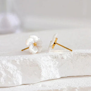 Shell Petal Earrings - TM & Co. Jewels