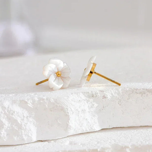 Shell Petal Earrings - TM & Co. Jewels