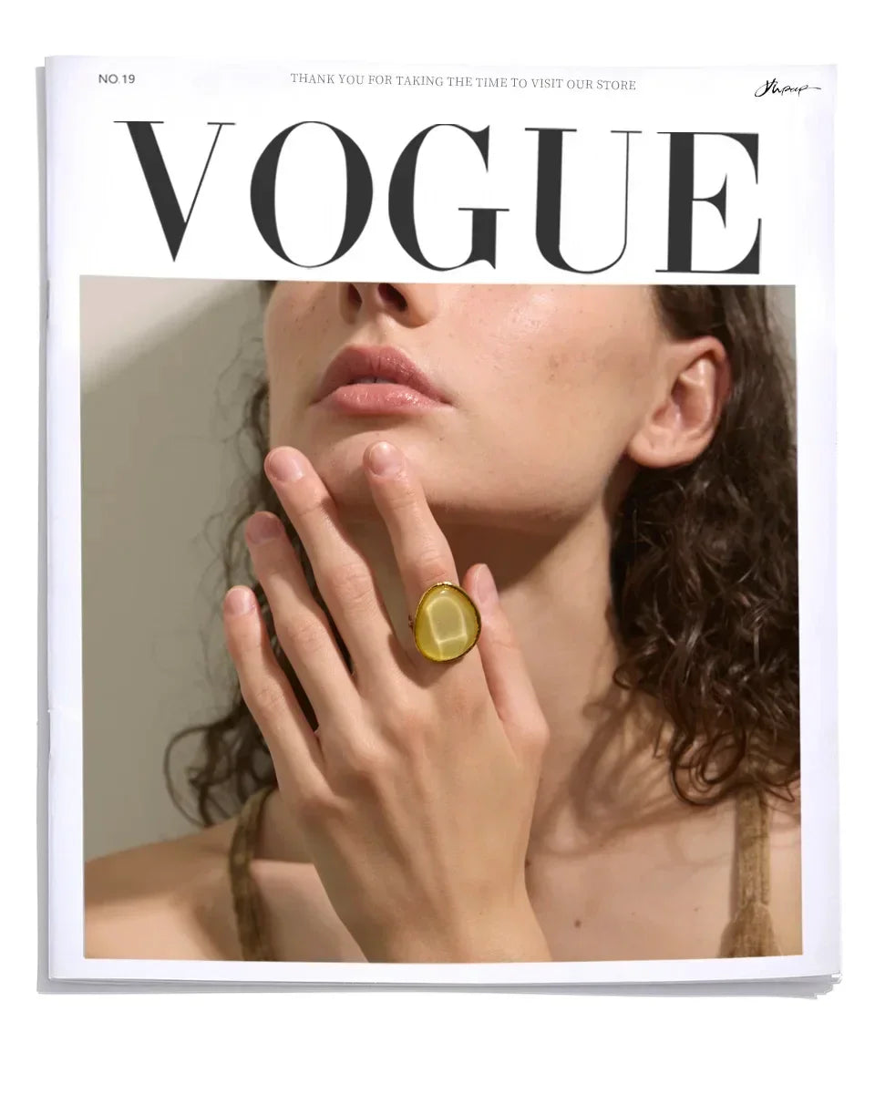 Exquisite Candy Multi-Color White Pink Blue Yellow Resin Adjustable Ring Gold Color Stainless Steel Summer Jewelry Gift