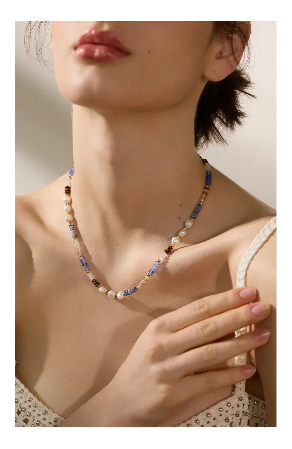 Azure Pearl Tapestry