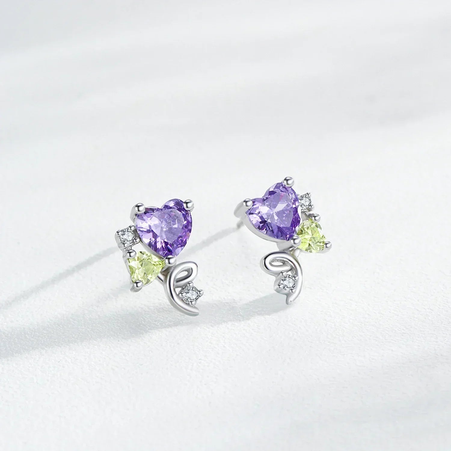 Emma’s Heart Glow Earrings - TM & Co. Jewels