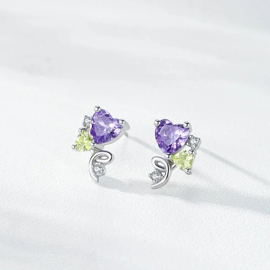 Emma’s Heart Glow Earrings - TM & Co. Jewels