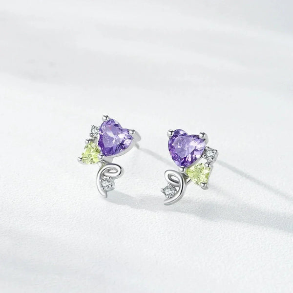 Emma’s Heart Glow Earrings - TM & Co. Jewels