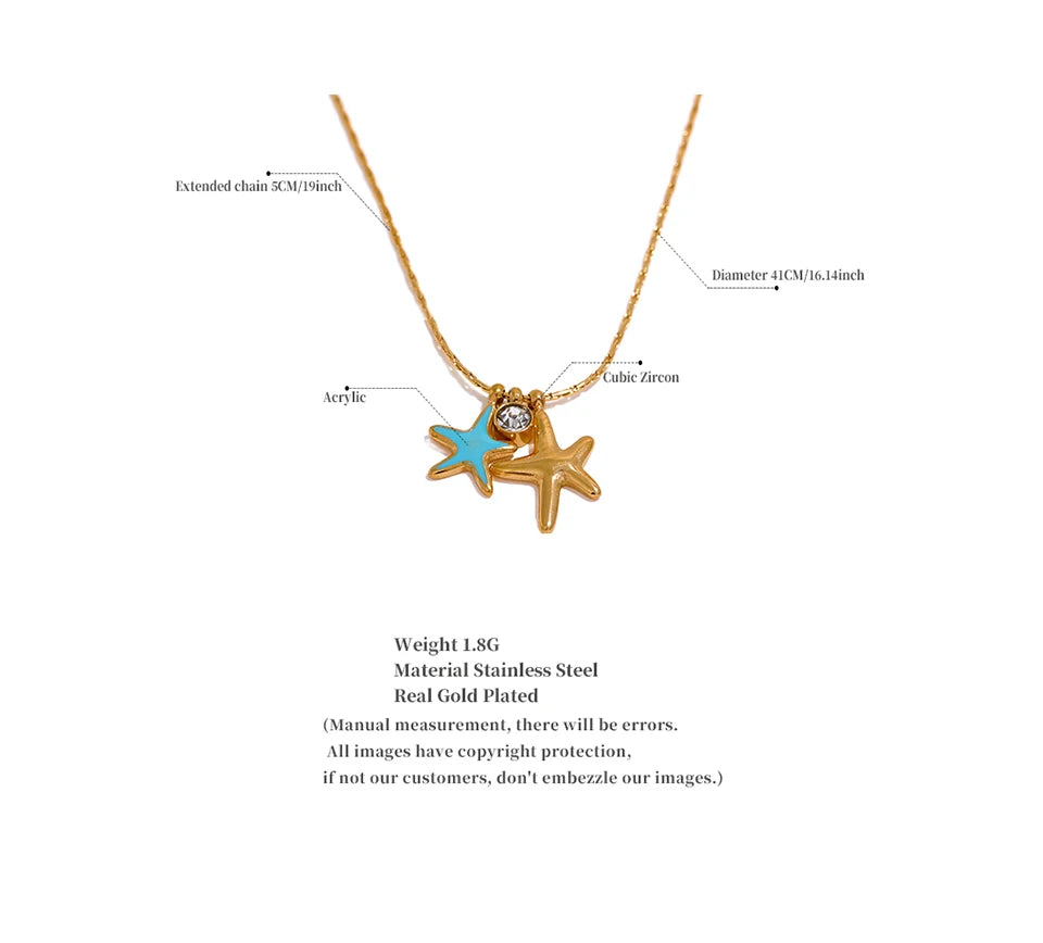 Ocean Starfish Pendant