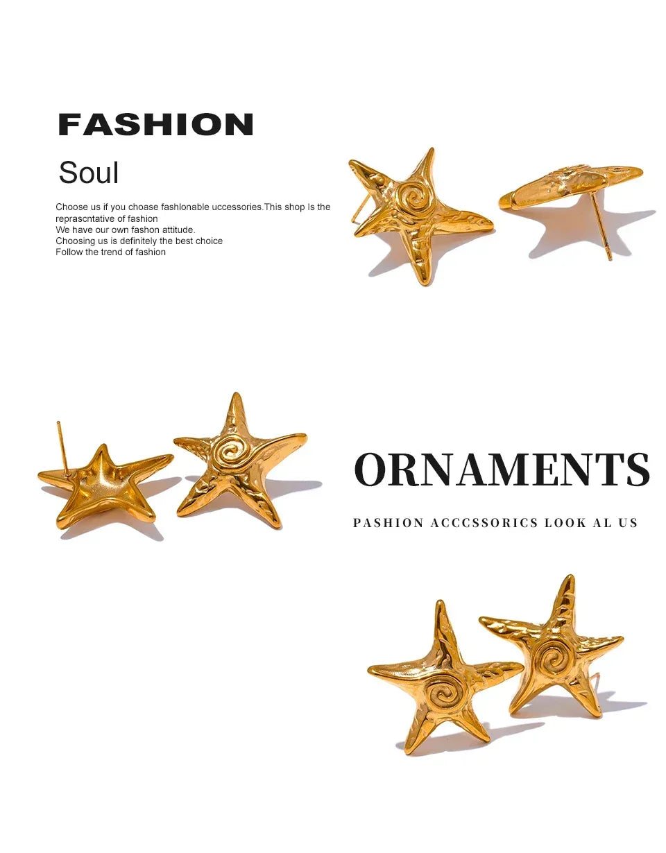 Twinkle Star Earrings - TM & Co. Jewels