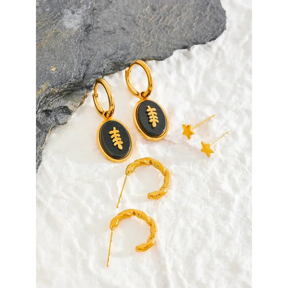 Onyx Glow Set Earrings - TM & Co. Jewels