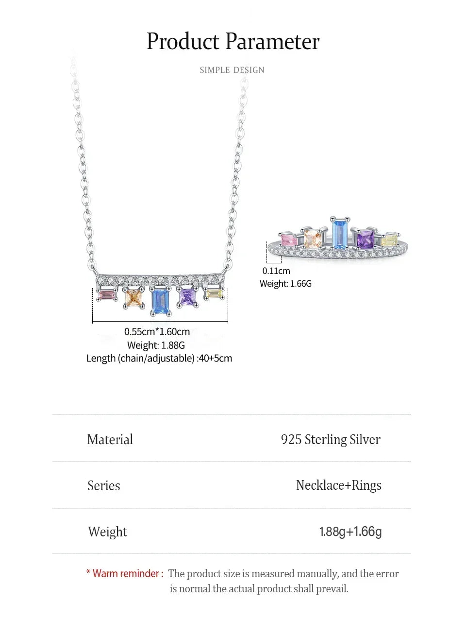 Lustrous Gem Spectrum Set - TM & Co. Jewels