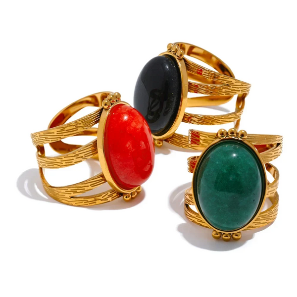 Sunset Cabochon Ring