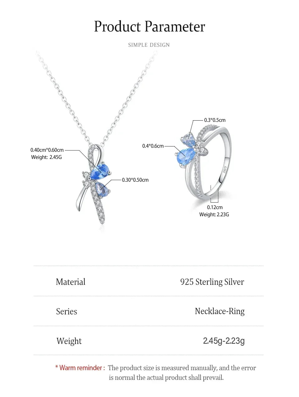 Luxe Ribbon Zircon Set - TM & Co. Jewels