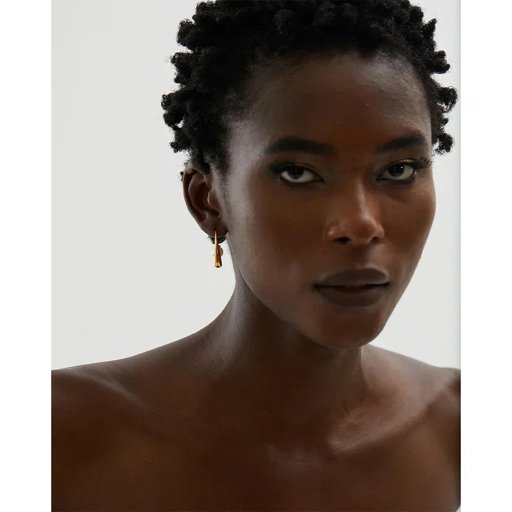 Halo Pearl Drops - TM & Co. Jewels