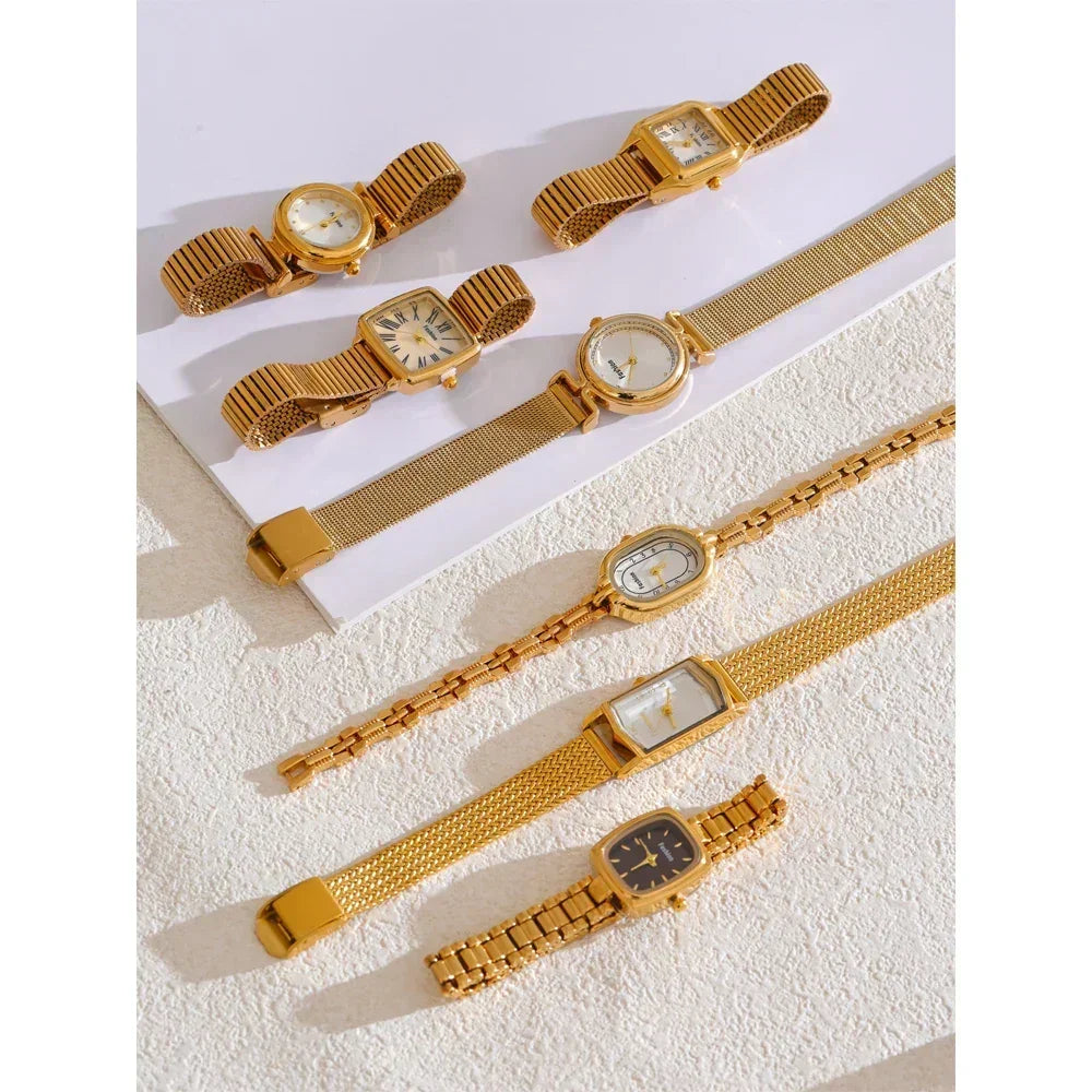 Modern Gold Precision Watch - TM & CO. JEWELS 