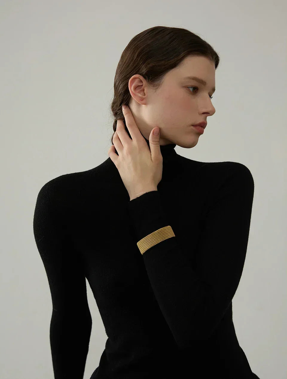 Aqua Flow Statement Steel Bangle - TM & Co. Jewels