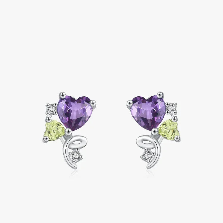 Emma’s Heart Glow Earrings - TM & Co. Jewels