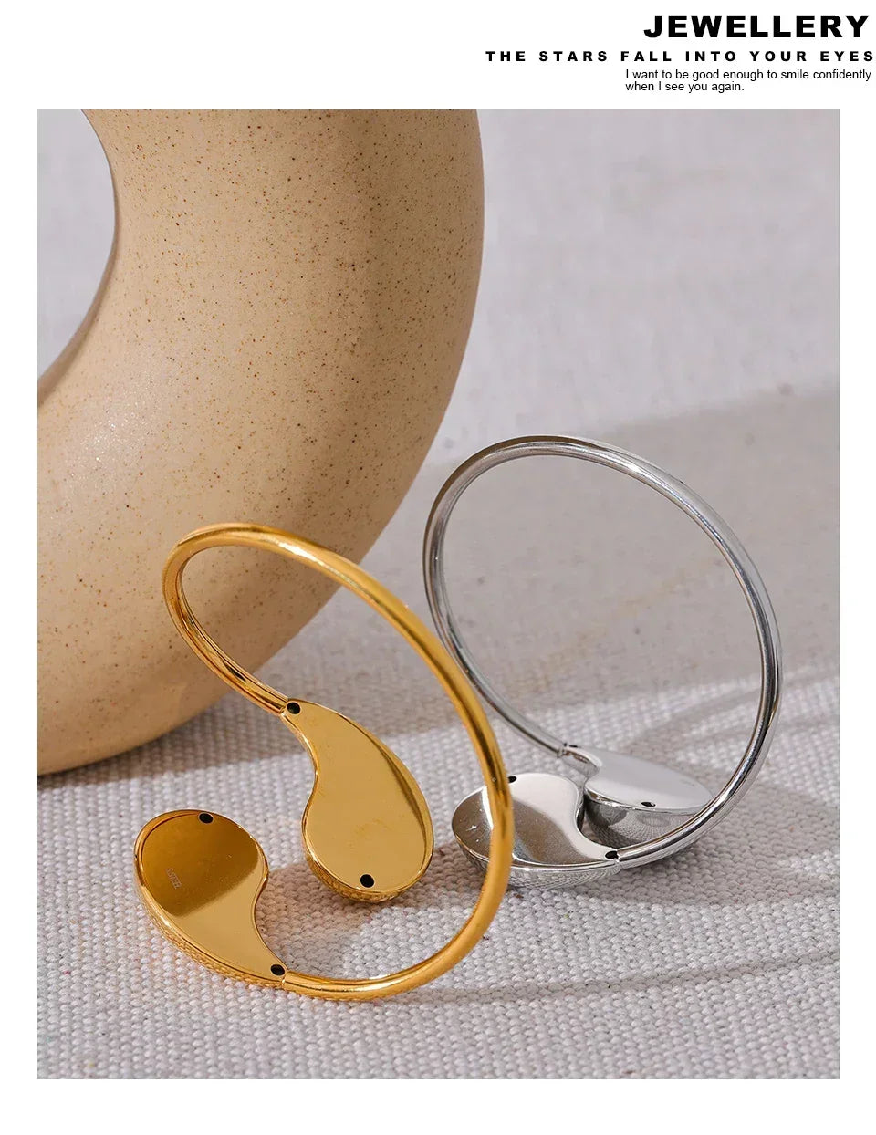 Luxe Drop Adjustable Bangle - TM & Co. Jewels