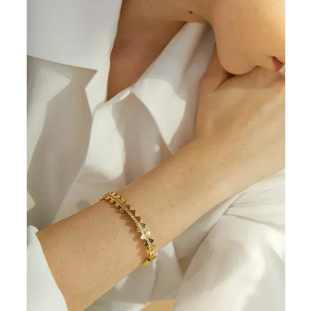 Ava's Cubic Splendor Bracelet - TM & Co. Jewels
