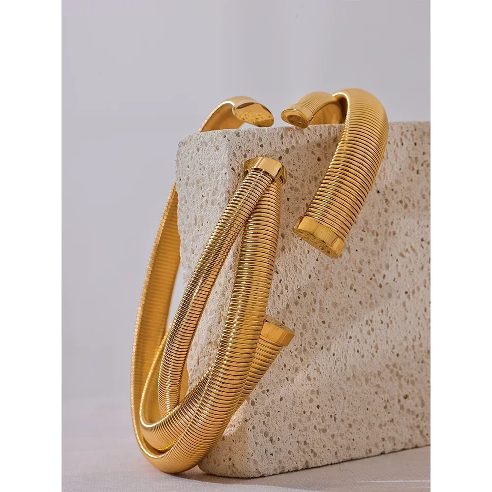 Eternal Elegance Thick Elastic Torque - TM & Co. Jewels