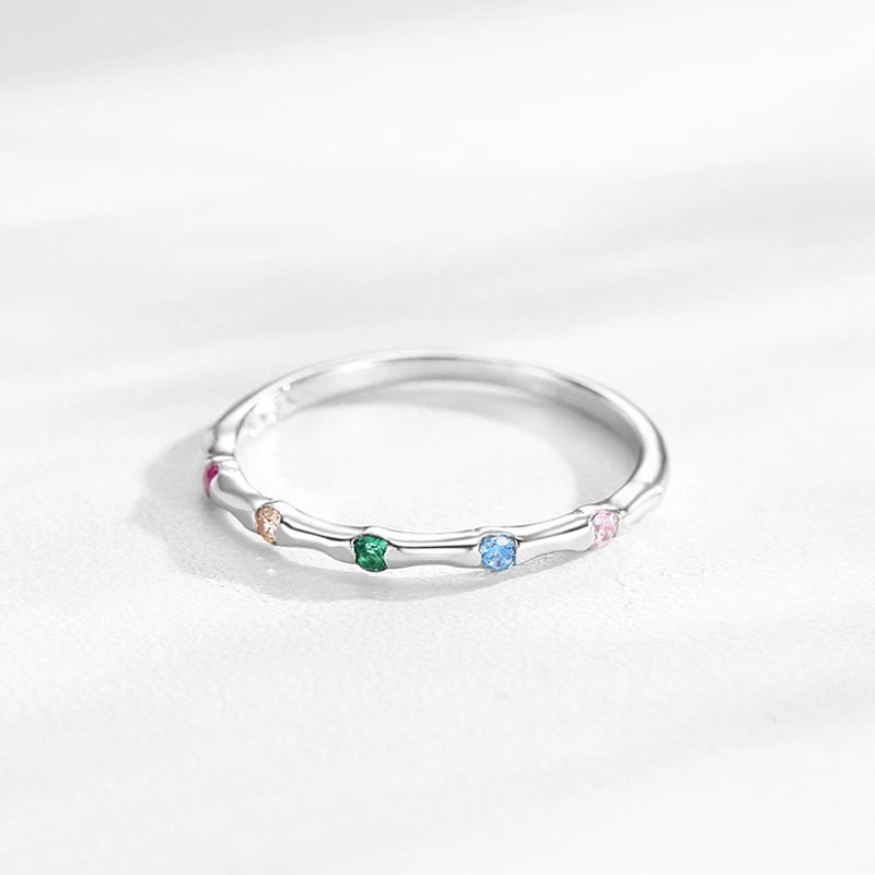 Chroma Line CZ Ring