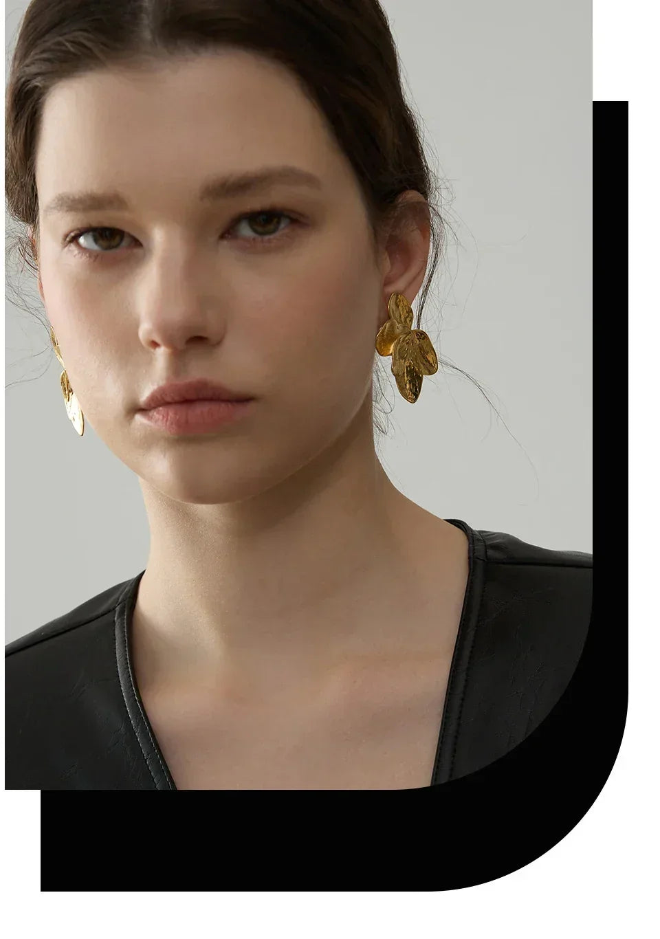 Floral Radiance Big Stud Earrings - TM & Co. Jewels