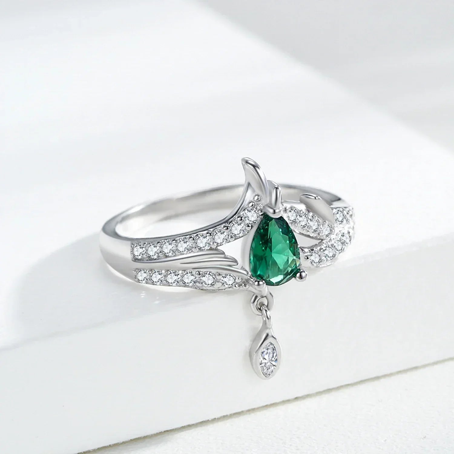 Verdant Tide Pendant Ring - TM & Co. Jewels