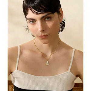 Ocean Flutter Shell Butterfly Necklace - TM & Co. Jewels