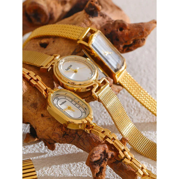 Modern Gold Precision Watch - TM & CO. JEWELS 