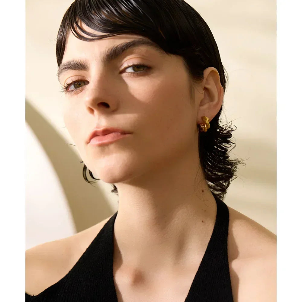 Twisted Glam Geometric Hoops - TM & Co. Jewels