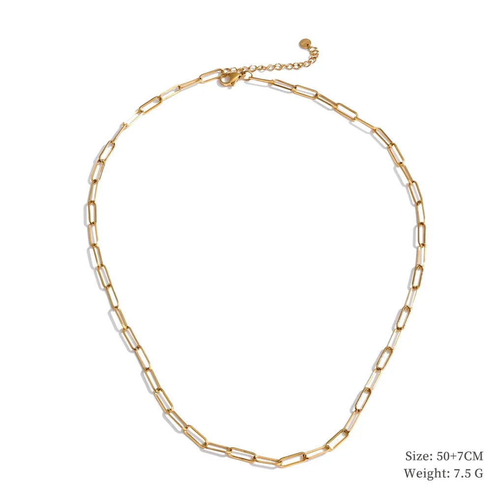 Trendy Stainless Steel Metal Heart Flower Avocado Golden Drop Necklace Bracelet DIY Pendants Accessories Making Waterproof