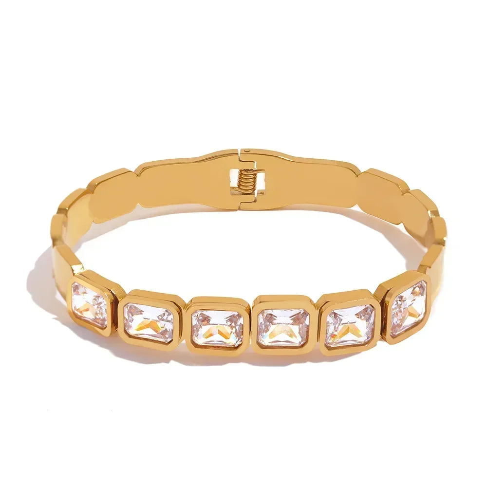 Bella's Emerald Elegance Bangle - TM & Co. Jewels