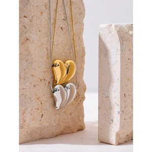 Hearty Glow Stainless Love Necklace - TM & Co. Jewels