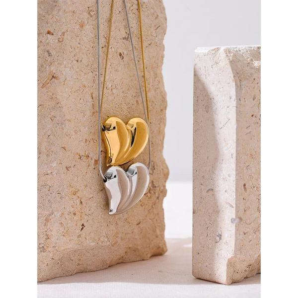 Hearty Glow Stainless Love Necklace - TM & Co. Jewels