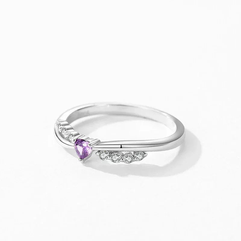 Purple Whisper Love Ring - TM & Co. Jewels