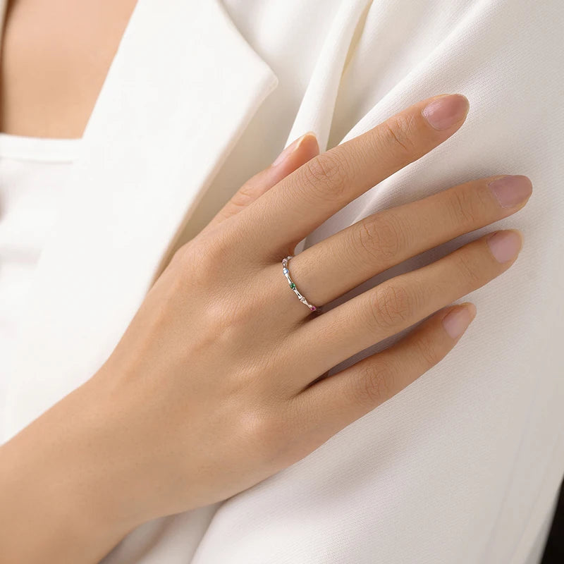 Chroma Line CZ Ring