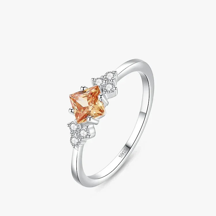 Crystal Champagne Ring - TM & Co. Jewels