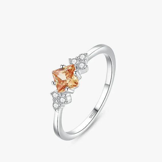 Crystal Champagne Ring - TM & Co. Jewels