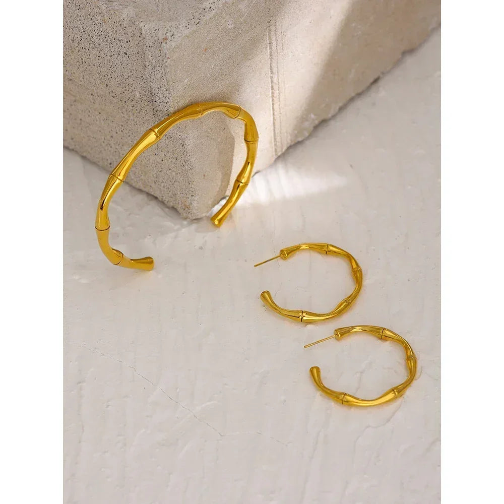 Bamboo Bliss Bangle - TM & Co. Jewels