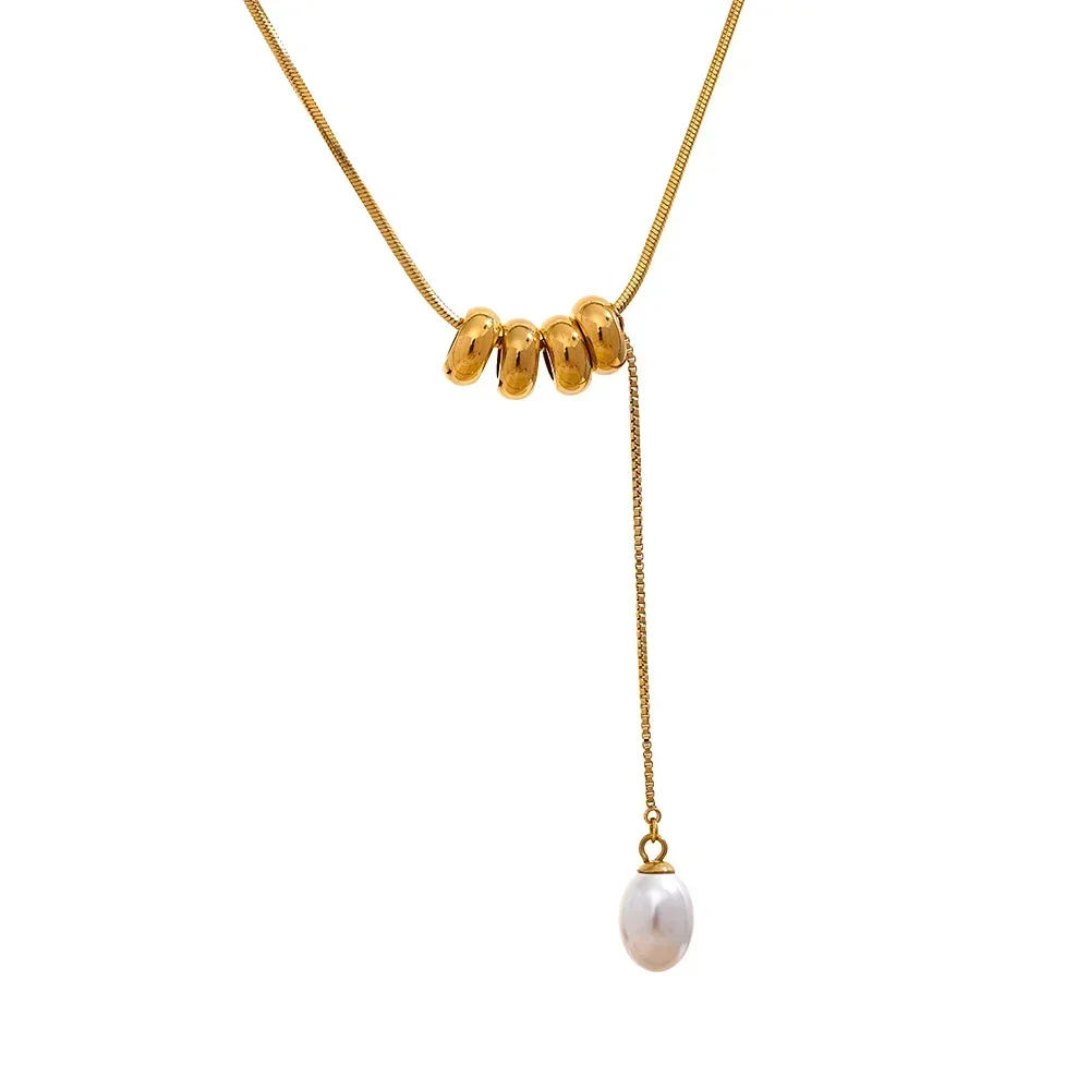 Pearl Cascade Necklace - TM & Co. Jewels