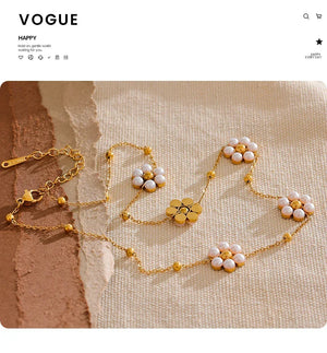 Blossom & Pearl Strand - TM & CO. JEWELS 