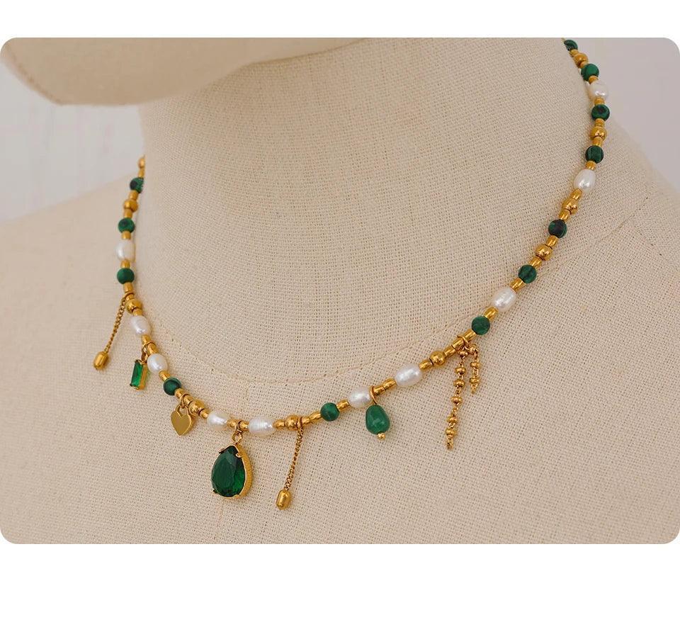 Mirage Green Zircon Collar