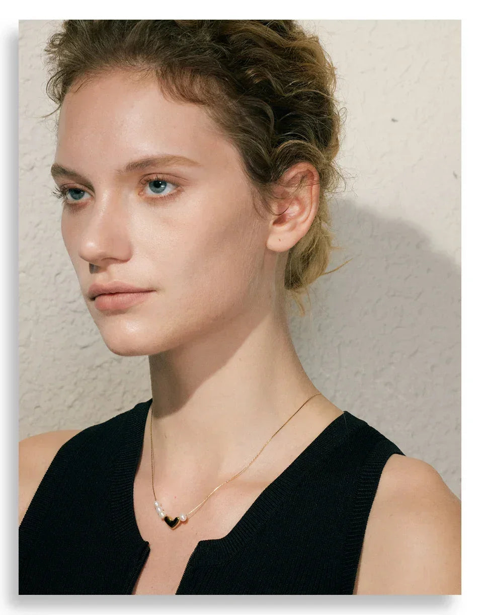 Adore Pearl Heart Pendant