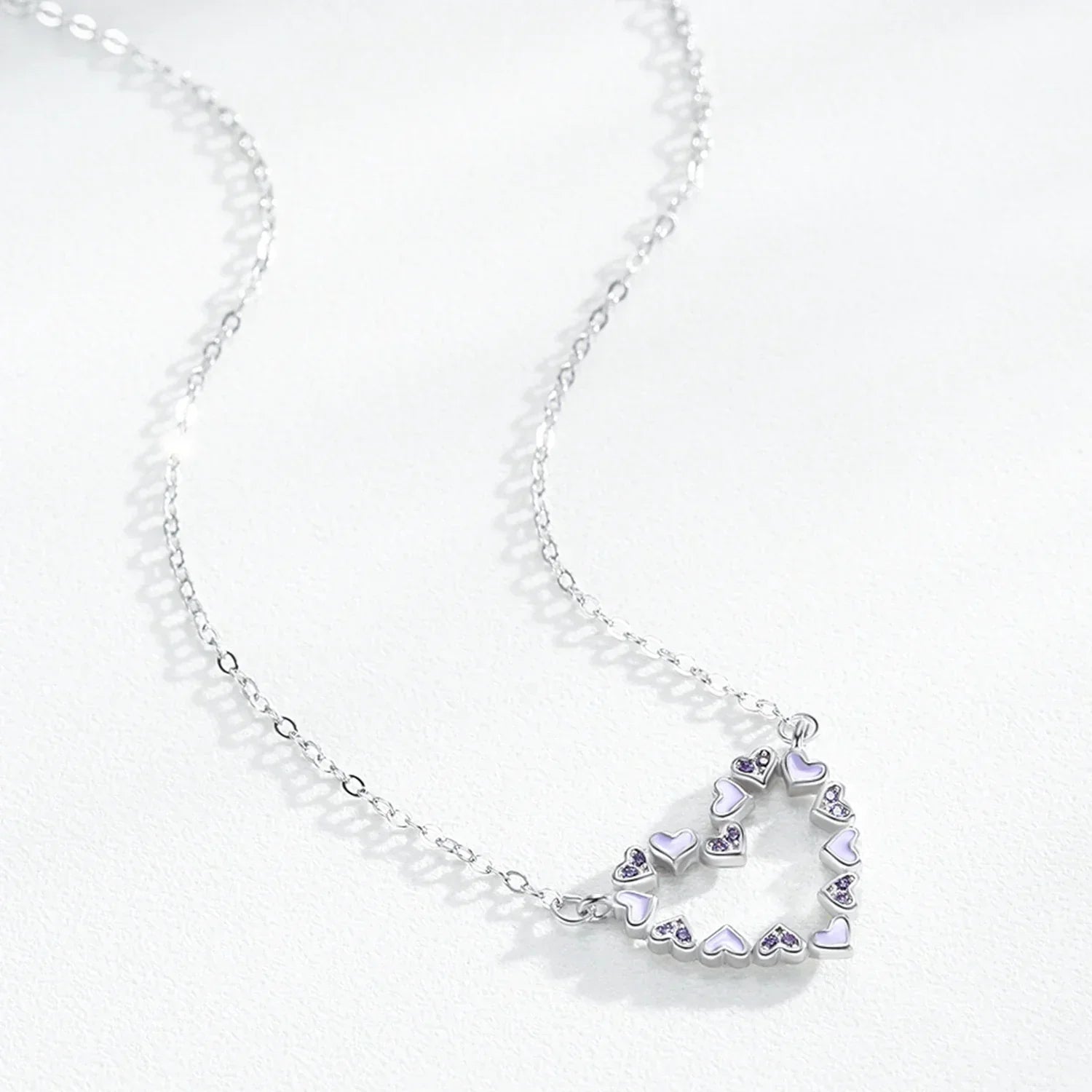 Purple Desire Heart Necklace - TM & Co. Jewels