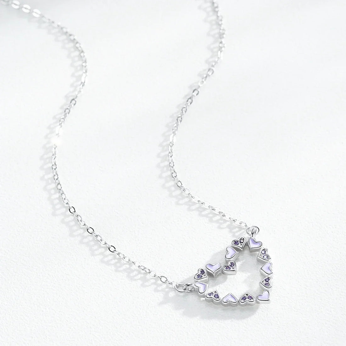 Purple Desire Heart Necklace - TM & Co. Jewels