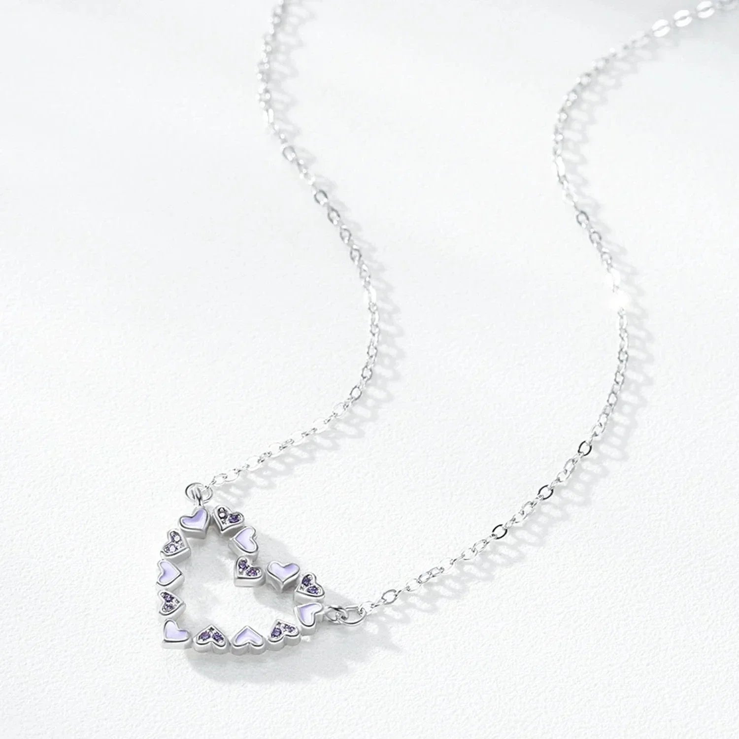 Purple Desire Heart Necklace - TM & Co. Jewels