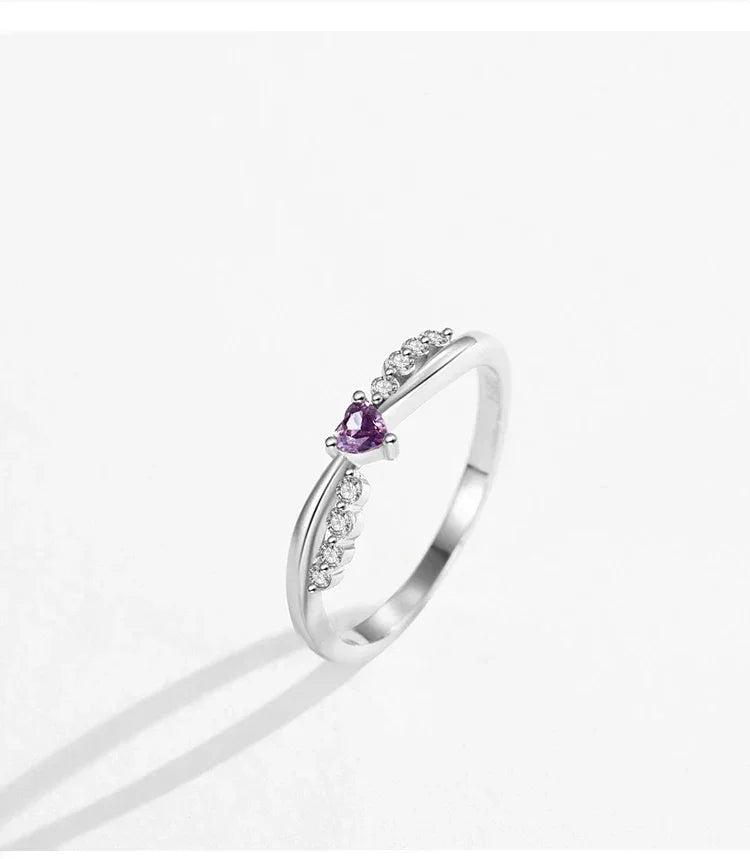 Purple Whisper Love Ring - TM & Co. Jewels