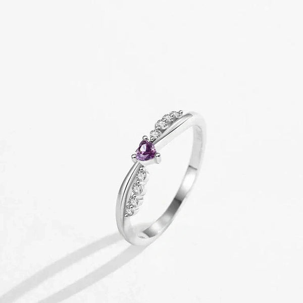 Purple Whisper Love Ring - TM & Co. Jewels