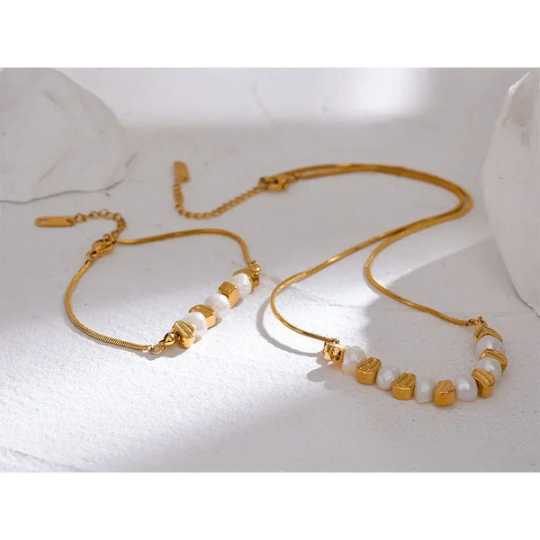Aureate Pearl Strands - TM & CO. JEWELS 