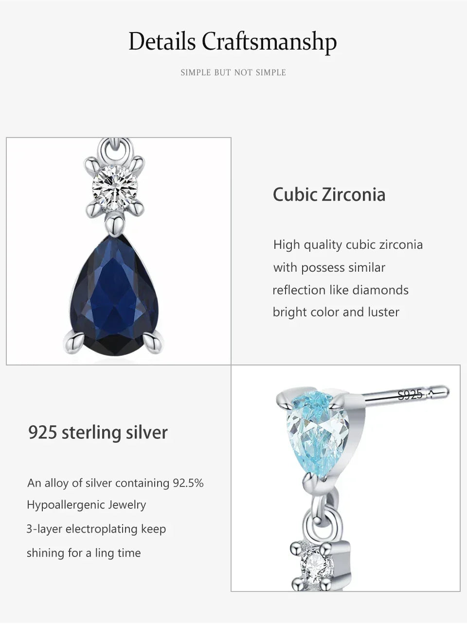 Blue Cascade Jewelry Set - TM & Co. Jewels