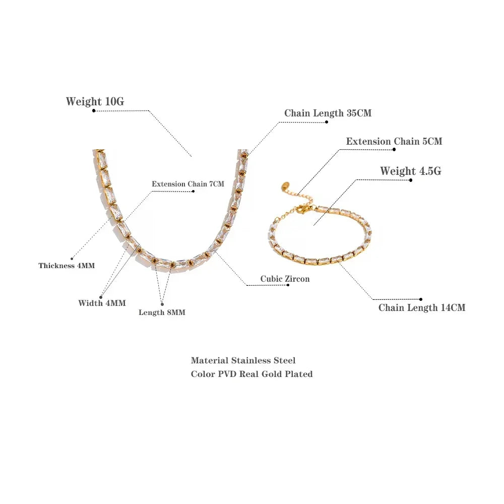 Gardenia Cascade Set