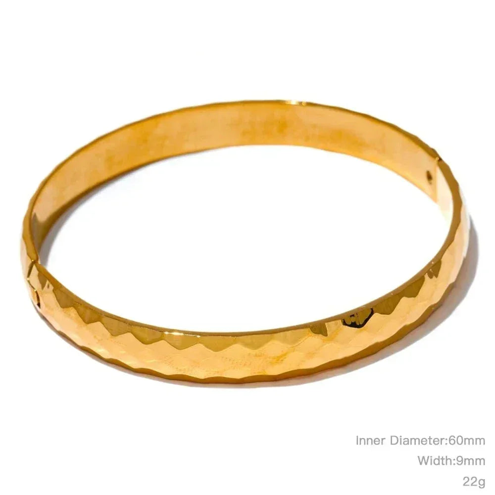 Infinite Glow Gold & Silver Bangle - TM & Co. Jewels